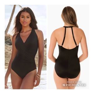Miraclesuit Wrapsody One-Piece Swimsuit New